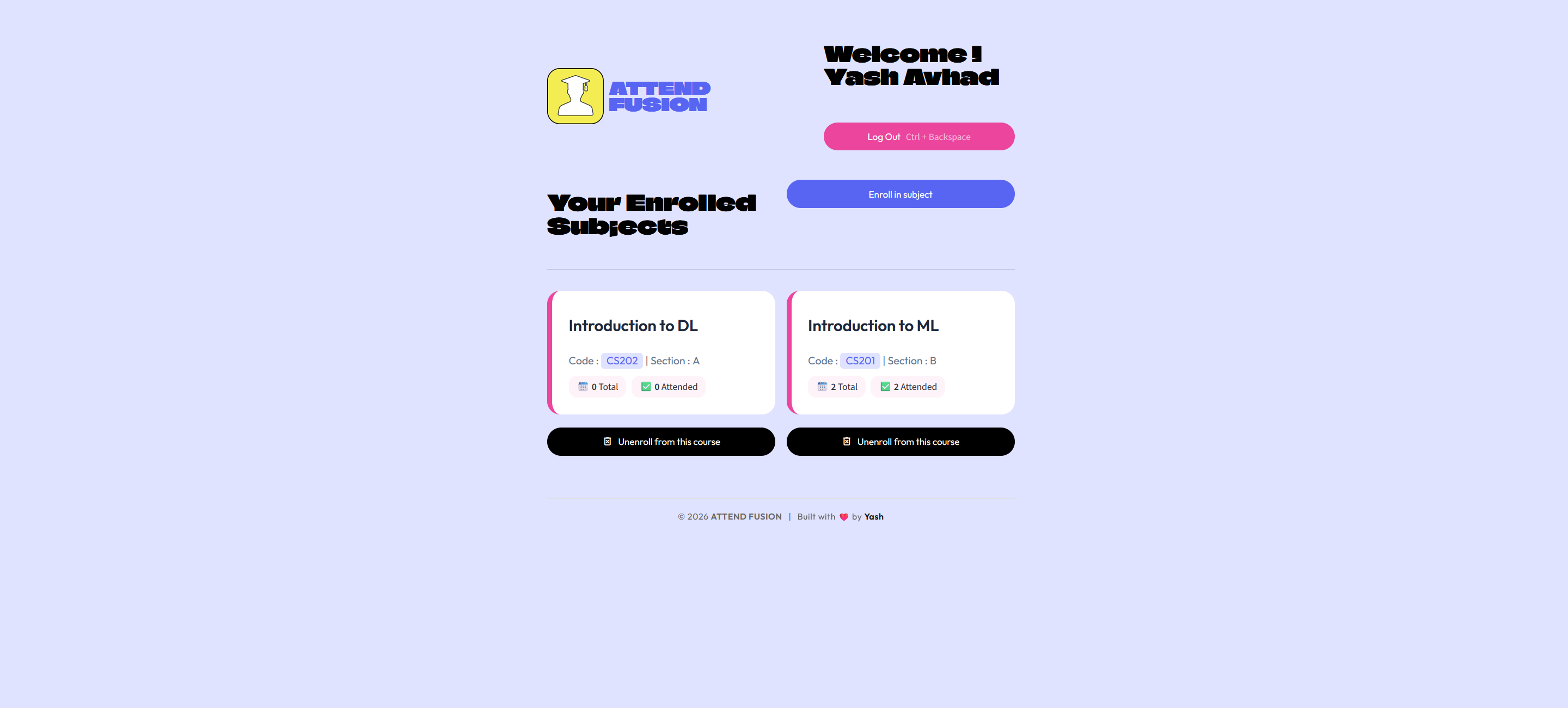 Student Dashboard